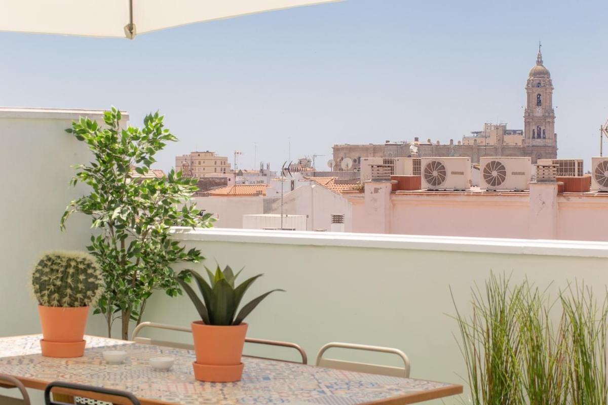 C56 - Studio With Amazing Terrace In The Centre 말라가 외부 사진